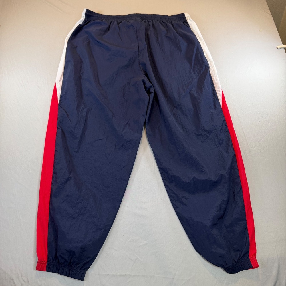 Reebok Mens 2X Track Pants Blue Red Windpants Vintage Inspired 90s Y2K Street - Picture 6 of 8